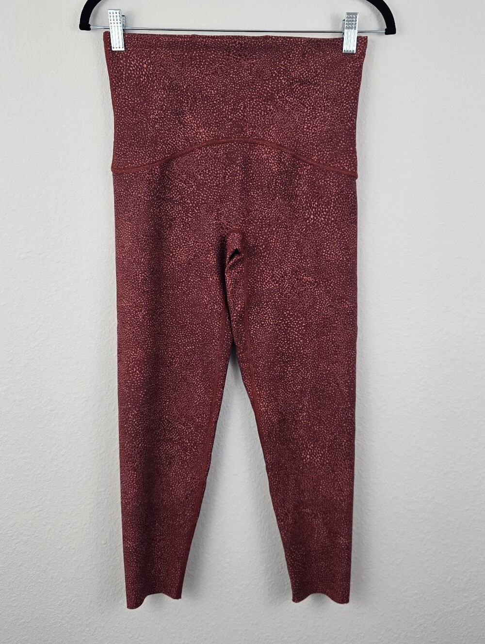 Spanx Red Speckle Booty Boost Leggings